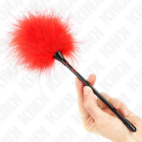 Plumas KINK Vermelhas de 27 cm - elegante e vibrante, ideal para destacar qualquer visual.