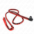 Chicote de Serpente Vermelho Longo KINK - Versatilidade e controle em um design elegante, perfeito para sessões sensuais.