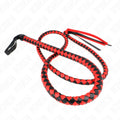 Chicote de Serpente Vermelho Longo KINK 210 cm - Combine prazer e dor com este chicote de qualidade superior.