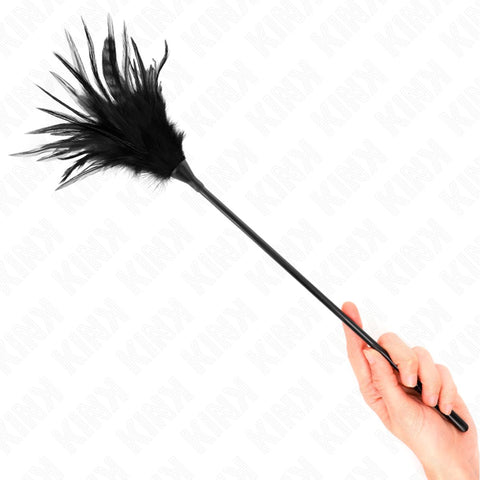 Explore a intensidade com as Plumas KINK Pretas de 45 cm, um item de alta qualidade para adicionar um toque de elegância aos seus momentos de prazer. Ideal para experiências de sedução.