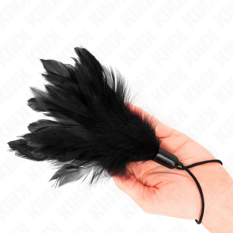 Espanador de Cócegas KINK – Cabo de Corda + Base Plástica | Sensory Play BDSM | 15cm