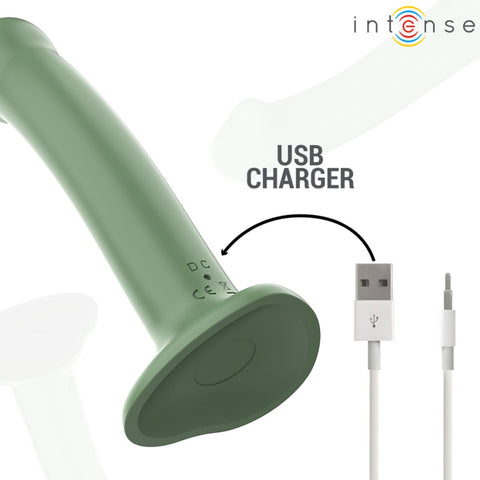Vibrador Becca Intense 🟢📲 17.5cm Ø3.2cm | 10 Vibrações | Controlo Remoto | Ventosa