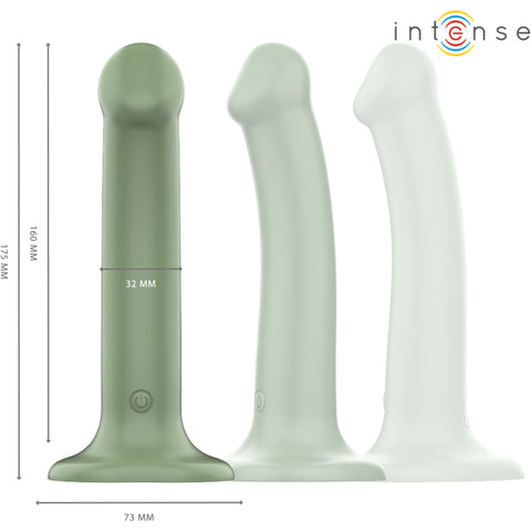 Vibrador Becca Intense 🟢📲 17.5cm Ø3.2cm | 10 Vibrações | Controlo Remoto | Ventosa