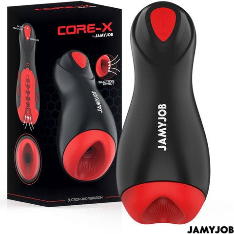 Masturbador Automático CORE-X JamyJob – recarregável via USB, portátil e prático para usar quando quiser