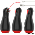 Masturbador Automático CORE-X JamyJob – motor potente com 5 modos de sucção e 5 modos de vibração em ação