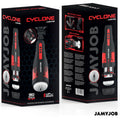 Masturbador Automático CYCLONE JamyJob com design moderno para uma experiência prazerosa.