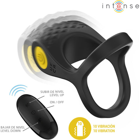 Anel Vibratório Duplo ALEX com Controlo Remoto – USB Intense