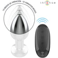Plug Anal com Controlo Remoto Intense Tamanho M em detalhes, destacando sua superfície lisa e polida para uma inserção suave.