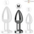 Plug Anal com Controlo Remoto Intense Tamanho M à prova d'água, perfeito para uso em chuveiro ou banheira.