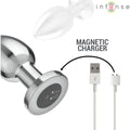 Plug Anal com Controlo Remoto Intense Tamanho L - A prova d'água, perfeito para uso dentro do chuveiro ou banheira.