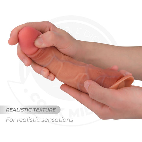 Vibrador Realista Cock Miller 19,5cm | Ventosa | Controlo Remoto | USB
