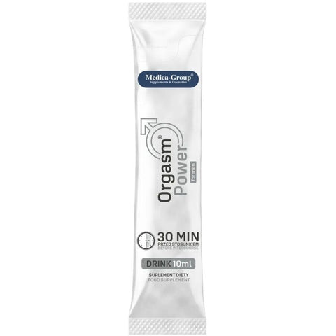 Bebida Afrodisíaca Orgasm Power Men – Shot 10ml com L-Arginina, Maca e Ginseng 🔥⚡