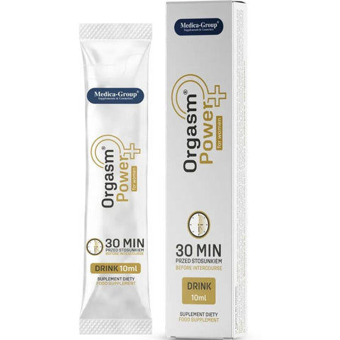 Bebida Afrodisíaca Orgasm Power Girl - shot de 10 ml, suplemento líquido para mulheres com fórmula energética