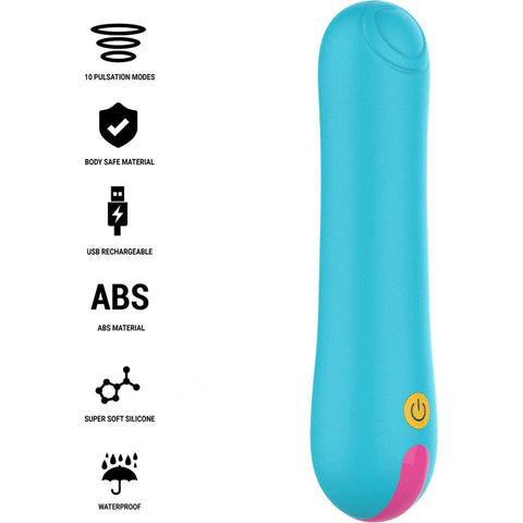 Vibrador Intense CLAUDIA em cores vibrantes, atraente para quem busca estimulação profunda.