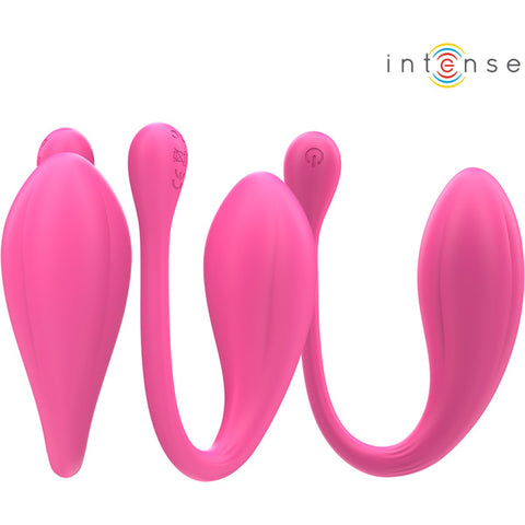Ovo Vibratório JANICE Intense 💗🔥 Formato U | 10 Modos | Dupla Estimulação | Controlo Remoto