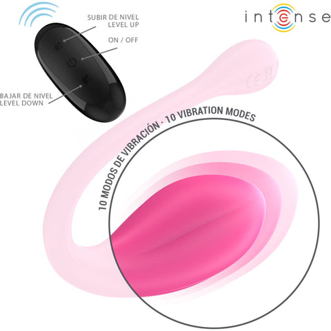 Ovo Vibratório JANICE Intense 💗🔥 Formato U | 10 Modos | Dupla Estimulação | Controlo Remoto