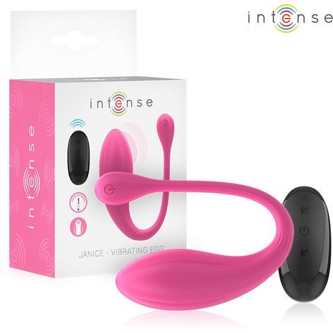 Ovo Vibratório JANICE Intense 💗🔥 Formato U | 10 Modos | Dupla Estimulação | Controlo Remoto
