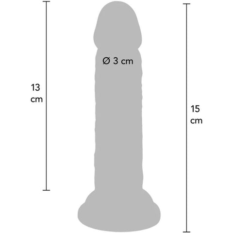 Dildo Realista GET REAL Baunilha – Dupla Densidade Supreme Vital Skin | 15cm Ø3.1cm 🌟