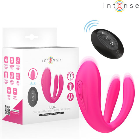 Ovo Vibratório Duplo JULIA Intense 10 Modos | Dupla Estimulação | Controlo Remoto