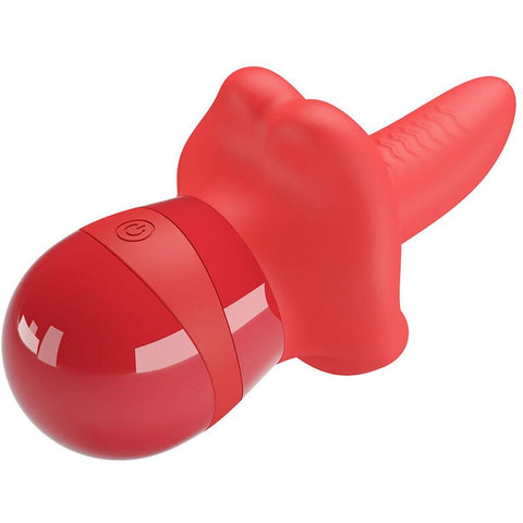 Acessórios do Estimulador de Língua Grande USB Recarregável, incluindo o cabo USB para recarregar a bateria.