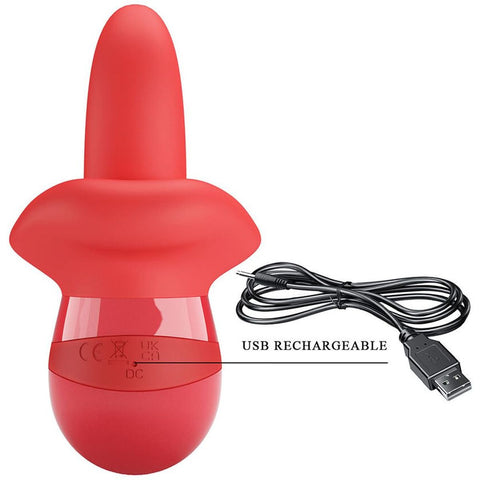 O Estimulador de Língua Grande USB Recarregável em várias cores, atraindo a atenção pela sua estética vibrante.