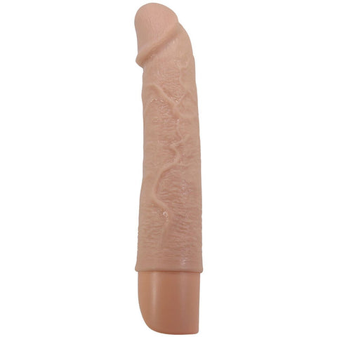Detalhe do Vibrador Realista Pretty Love Leander, destacando suas 10 funções de vibração para prazer incomparável.