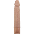 Vibrador Realista Pretty Love Leander USB-C Baunilha com design ergonômico e toque natural.