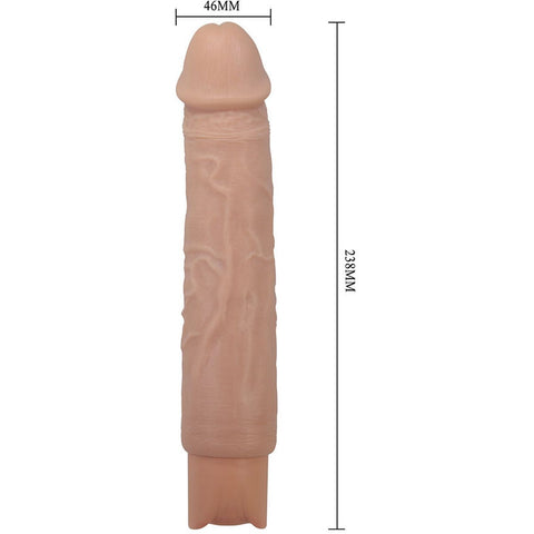 Vibrador Realista Pretty Love Rufus – 10 Modos | USB-C | 23.8cm Ø4.6cm | Silencioso