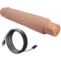 Embalagem do Vibrador Realista Pretty Love Soren, com informações sobre suas funções e qualidade.