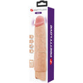 Vibrador Realista Pretty Love Soren posicionado para enfatizar seu design clássico e discreto.