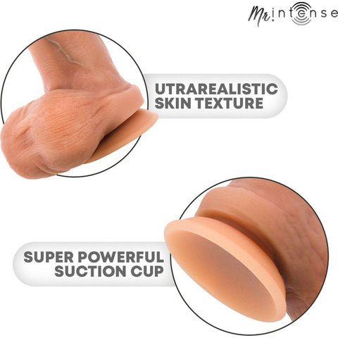 Dildo Super Realista MR INTENSE Bruce S – Sensação Autêntica com Ventosa | 17.8cm Ø4cm