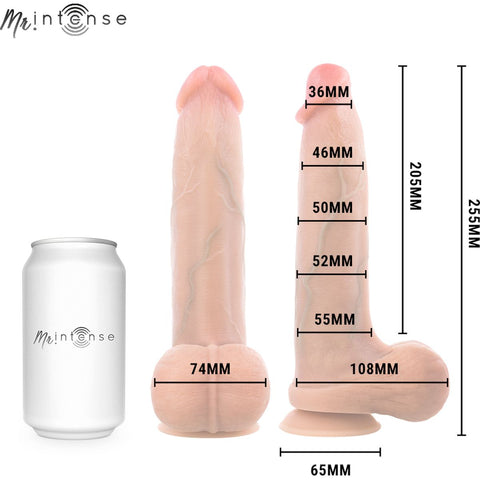 Dildo Super Realista MR INTENSE Bruce XL – Experiência Extrema com Ventosa | 25.5cm Ø5.5cm