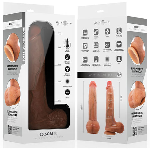 Dildo Super Realista MR INTENSE Bruce XL – Experiência Extrema com Ventosa | 25.5cm Ø5.5cm