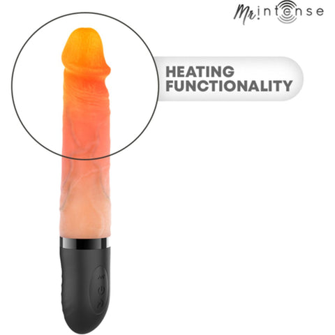 Vibrador Mr. Intense Jean Up&Down – Efeito de Calor + 10 Vibrações | Silicone | 24cm Ø3.8cm