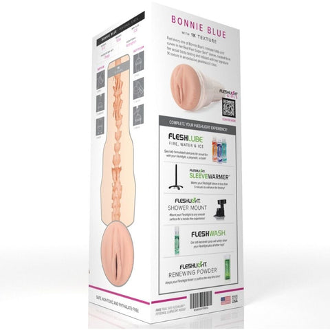 Masturbador Fleshlight Bonnie Blue | Vagina Realista | Textura Lady 1K | Real Feel