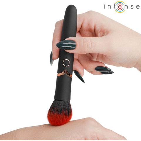 Pincel Brush EMILIA — Vibração e Aquecimento para Estimulação Suave | Recarregável USB