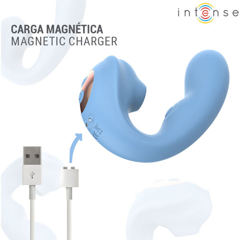 Estimulador Clitoriano GINA Intense | 3 em 1 Sucção + Pulsação + Vibração | USB