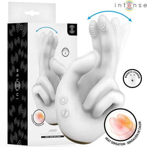 Estimulador JIMMY Intense | Dedos Flexíveis + Calor + Vibração | USB