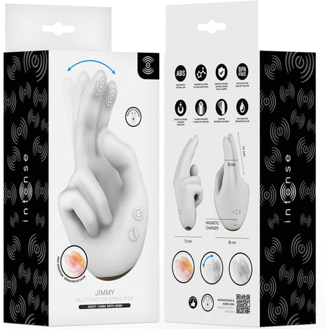 Estimulador JIMMY Intense | Dedos Flexíveis + Calor + Vibração | USB