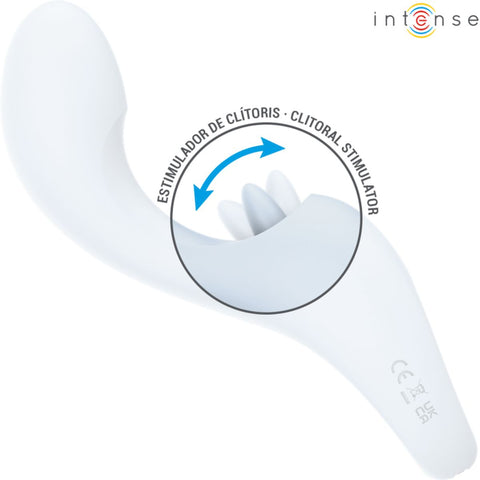 Vibrador com Simulador de Língua Intense ANYA – 10 Vibrações + Movimento Circular | 18.3cm Ø3.7cm 👅🔥