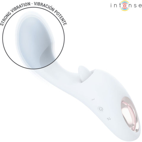Vibrador com Simulador de Língua Intense ANYA – 10 Vibrações + Movimento Circular | 18.3cm Ø3.7cm 👅🔥