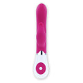 Vibrador com Estimulador Clitóris Felix Rosa, 21cm Ø3.8cm, 30vibrações  Pretty Love   