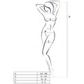 Modelo usando BodyStock Passion BS050 Preto, mostrando o ajuste perfeito e o conforto dessa lingerie deslumbrante.