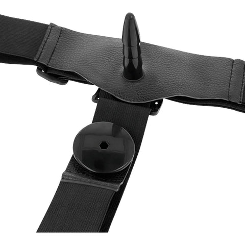 Arnês ajustável do Strap-On Attraction Harris, perfeito para adaptar-se a diferentes tamanhos de cintura e garantir conforto durante o uso.