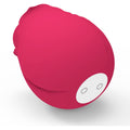 Estimulador Clitóris Sugador Mia Rosa Vermelho com controlo simples de um botão para alternar os 10 modos de sucção
