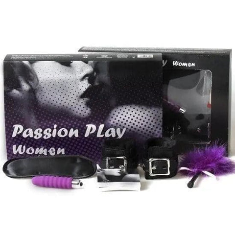 Jogo Erótico Passion Play Women (48 Cartas Desafios, Dados, Algemas, Plumeiro, Venda, Vibrador, Ampulheta) (Português)  Secret-Play   