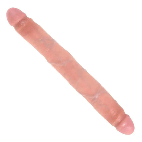 King Cock, Dildo Duplo Realista Slim Double, 30.5cm Ø3.6cm  King Cock   