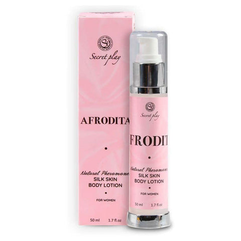 Loção Pele de Seda Afrodita com Ferómonas 50ml - Hidratação e Sensualidade  Secret-Play   