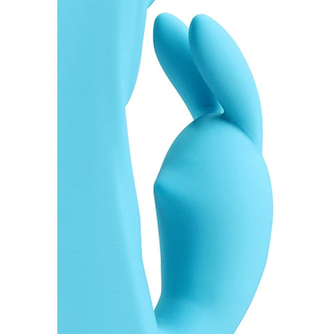 LOVELINE Smooth Silicone Rabbit Azul, 21cm Ø3.5cm, 10vibrações  LoveLine   