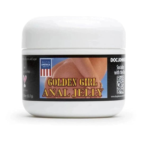Gel Anestésico Golden Girl Anal Jelly 53,7g - Conforto e Prazer Sem Desconforto Doc Johnson